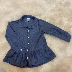 EUC Carter’s long sleeved button down 18mon